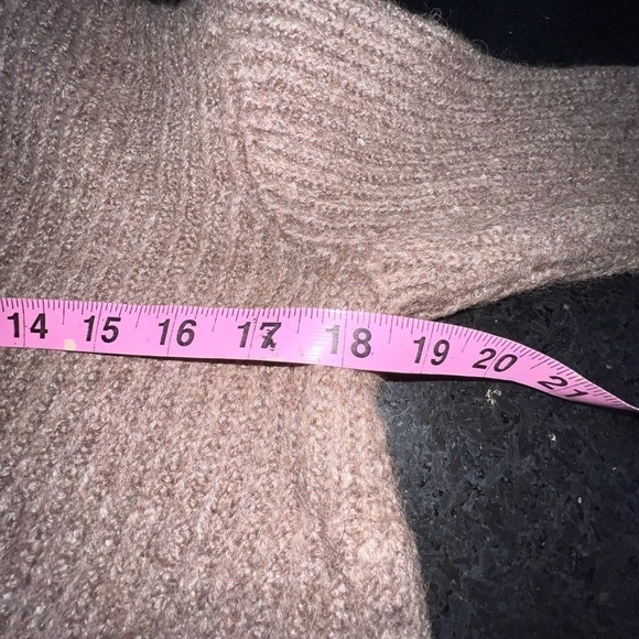 UEC WOOL & SILK EILEEN FISHER CARDIGAN CROP BLUSH PINK SWEATER SZ S - Picture 7 of 9